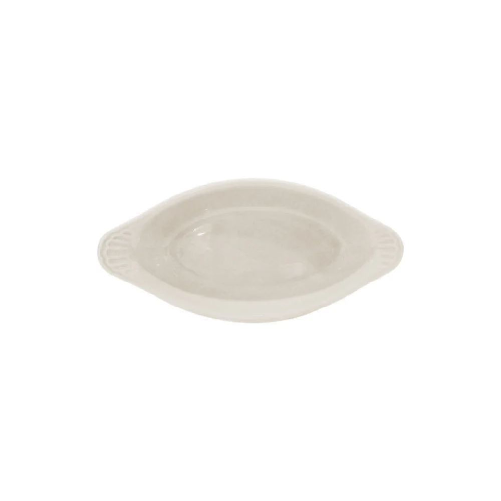 Steelite DCI627W 8 Oz Welsh Rarebit Dish Embossed White Ceramic