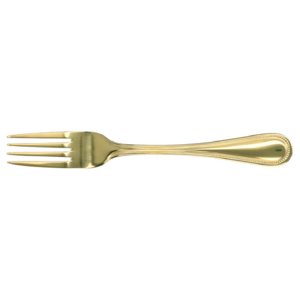 Steelite WLG2705 7-1/2 Inch Dinner Fork Gold PVD Coated Stainless Steel Steelite WLG2705 7-1/2 Inch Dinner Fork Gold PVD Coated Stainless Steel