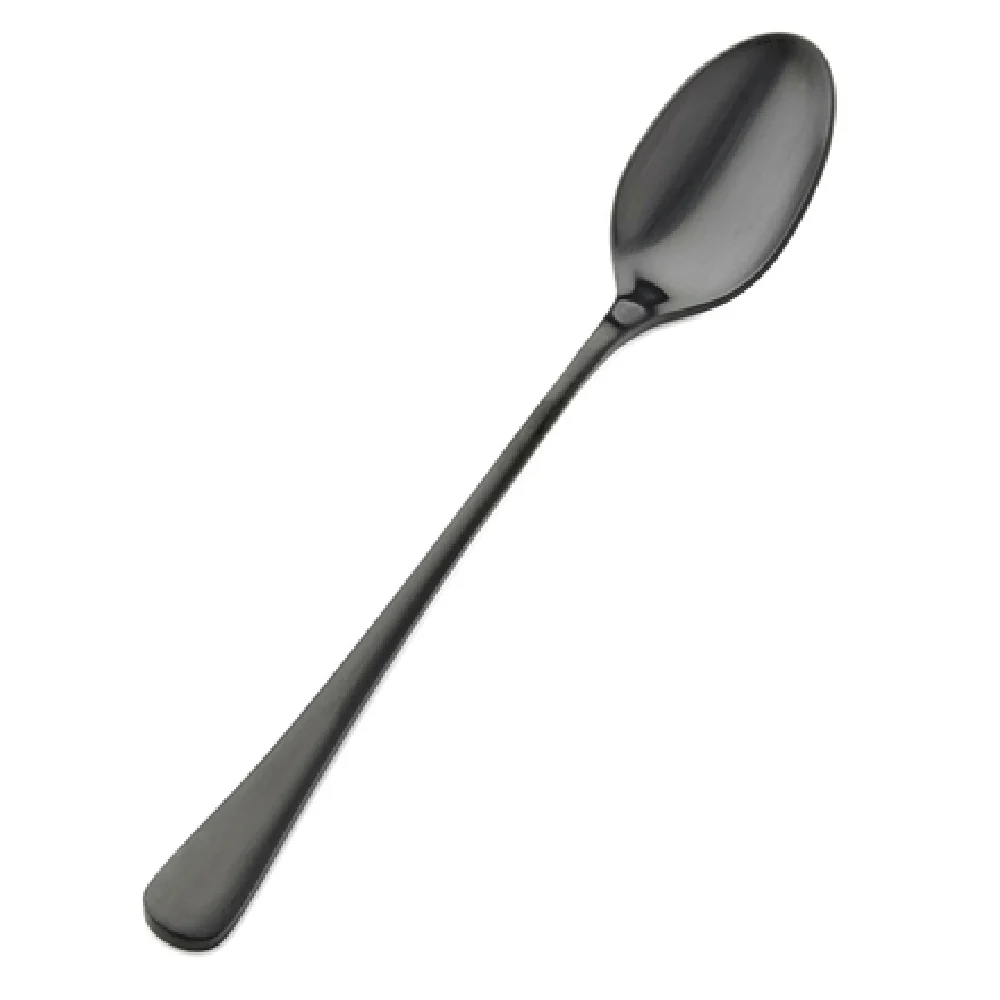 Bon Chef S4102BM 7-7/8 Inch Como Iced Teaspoon 18/10 Stainless Steel Black Matte Bon Chef S4102BM 7-7/8 Inch Como Iced Teaspoon 18/10 Stainless Steel Black Matte
