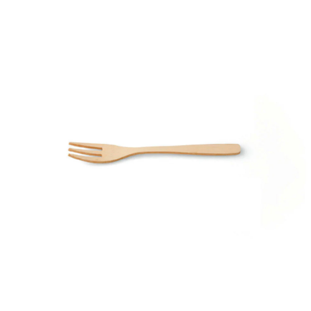 JB Prince RB518 13 Inch Bamboo Fork with 70 Percent Bagasse and 30 Percent Wood Pulp