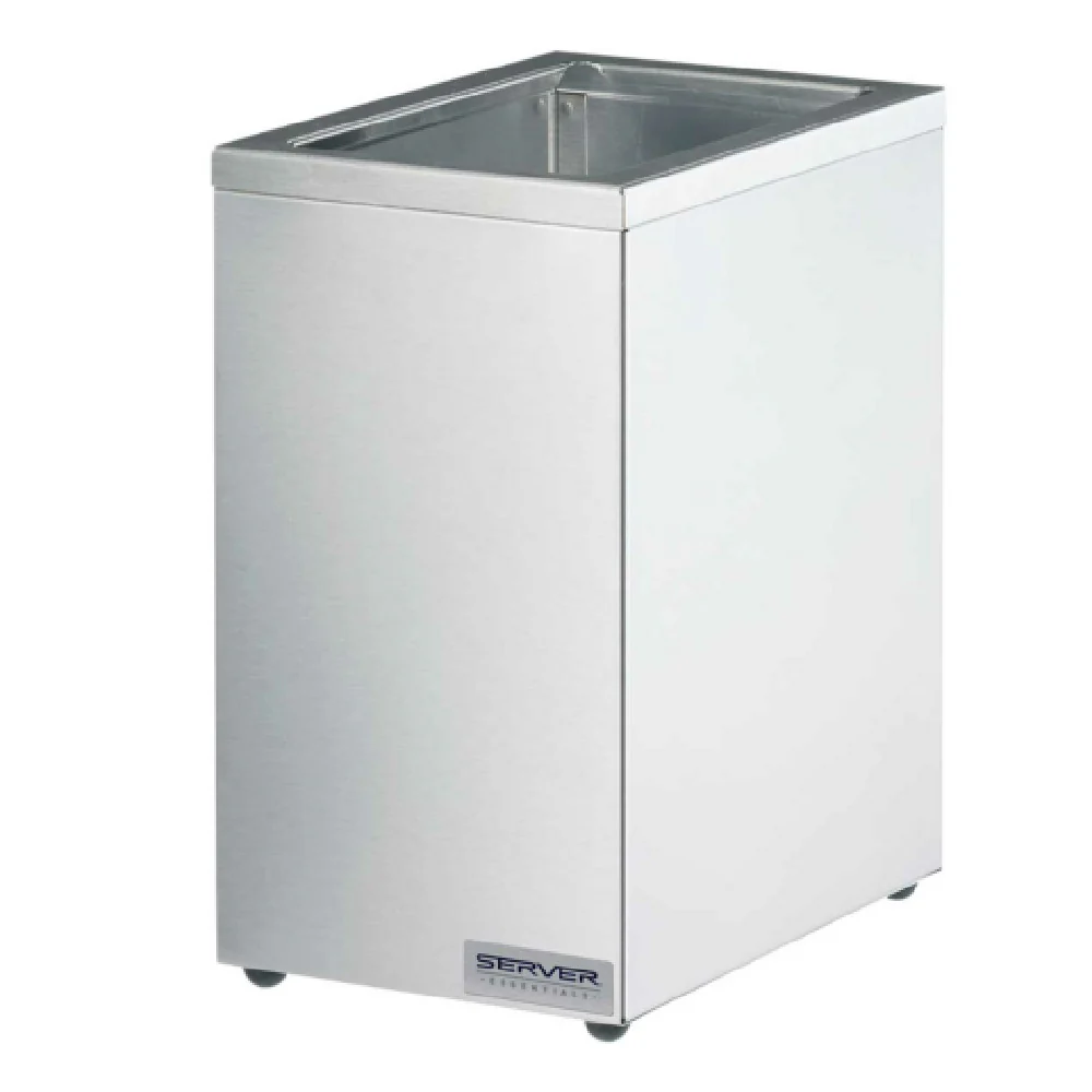 Server Products 84090 5.5 Inch Countertop Topping Dispenser Stainless Steel with JAR BASE ONLY