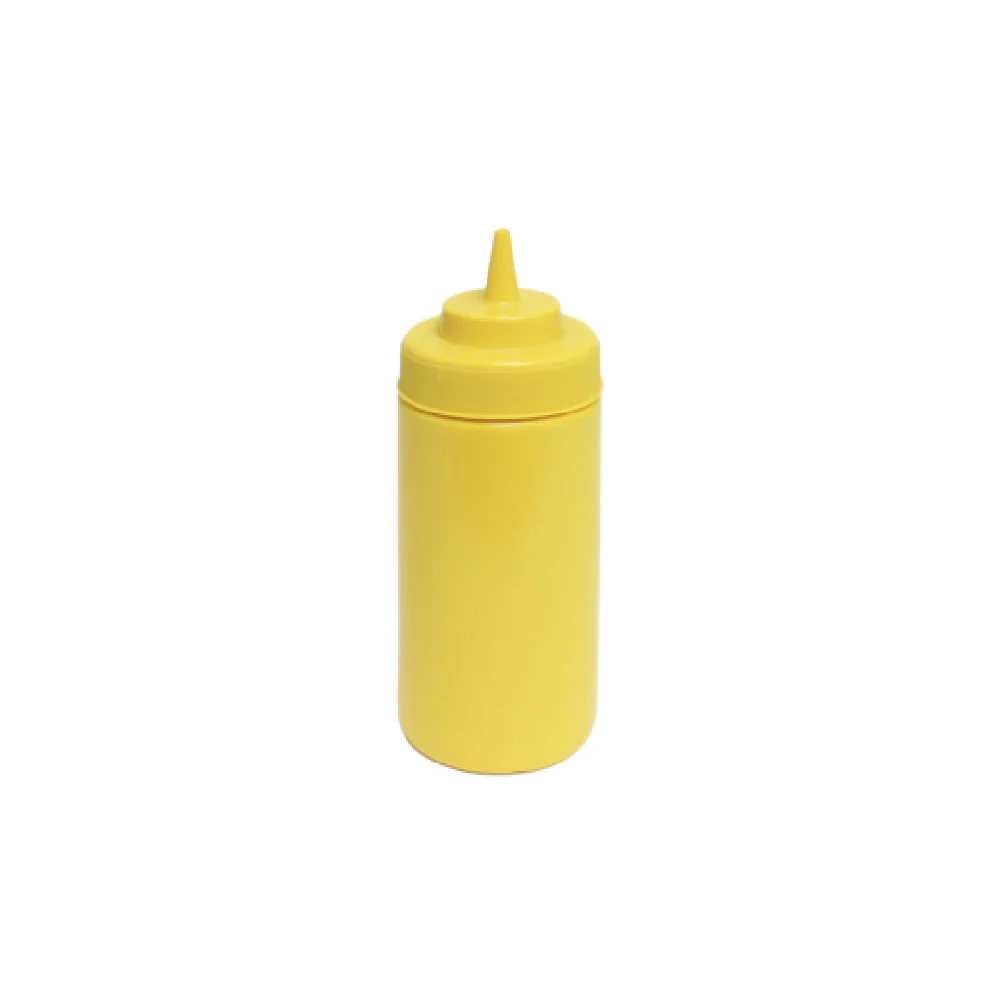 Buccaneer Container Corp 5012016070 16 Oz Squeeze Bottle Yellow with Wide Mouth Buccaneer Container Corp 5012016070 16 Oz Squeeze Bottle Yellow with Wide Mouth