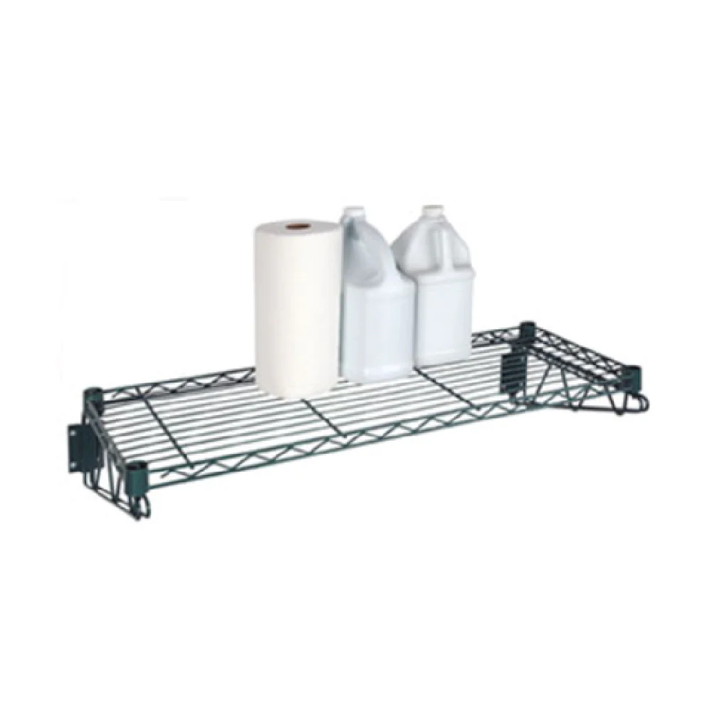1880 Hospitality FWS1848GN 48 Inch Wall Mount Kit with 2 Brackets Epoxy Coated Wire