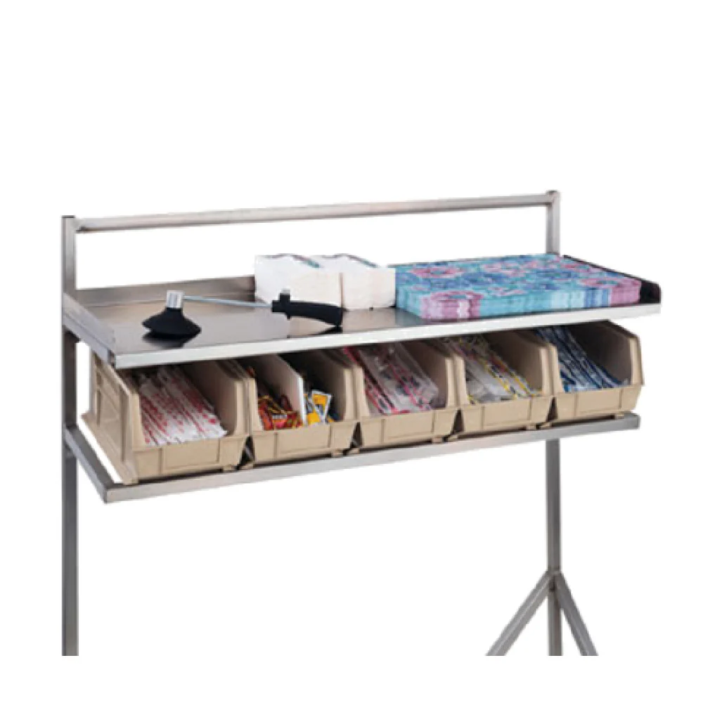 Dinex DXPISSS72 72 Inch Starter Station with Stainless Steel Frame and Top Shelf Dinex DXPISSS72 72 Inch Starter Station with Stainless Steel Frame and Top Shelf