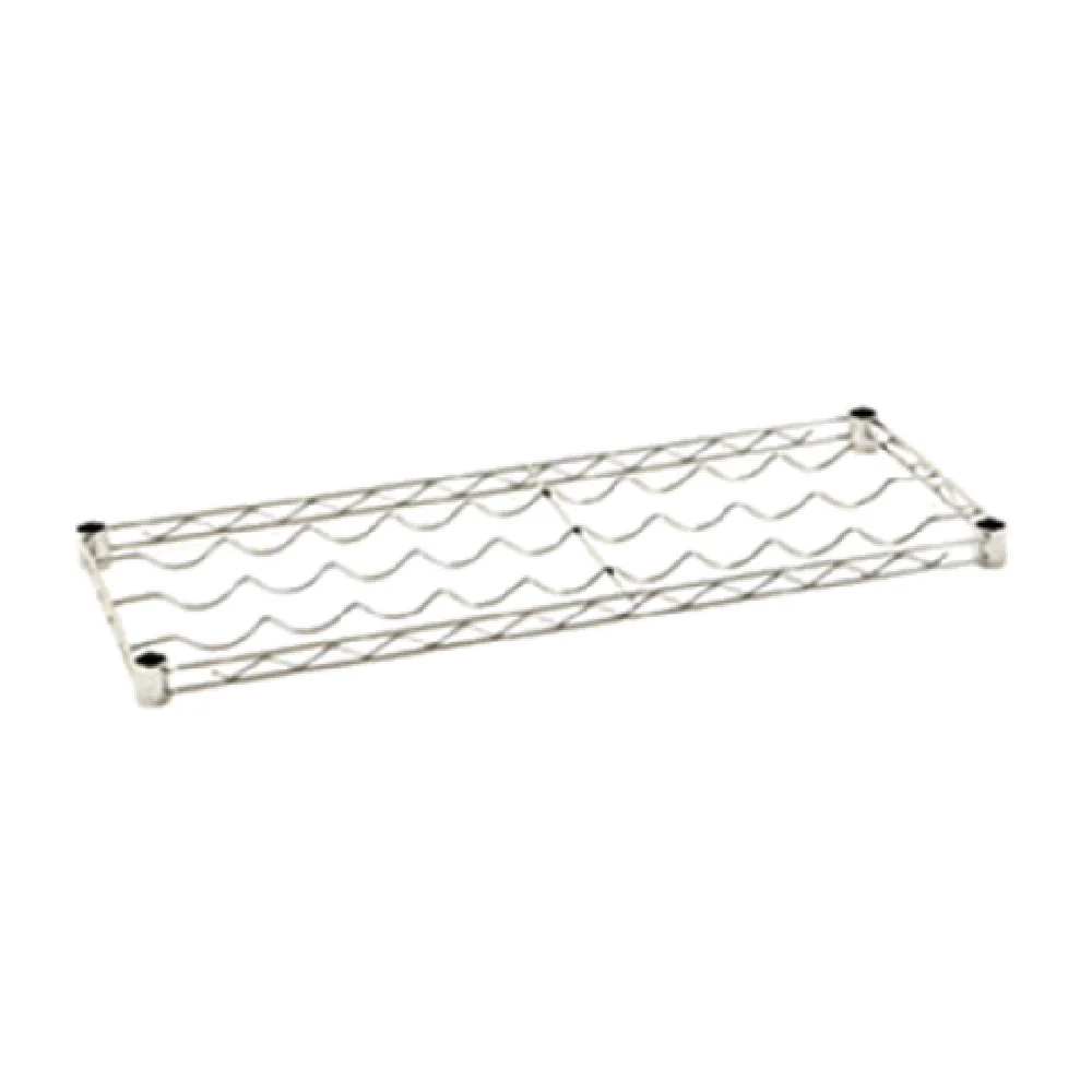 Eagle W1436C 36 Inch Cradle Wine Shelf Wire Holds 9 Bottles Chrome Finish