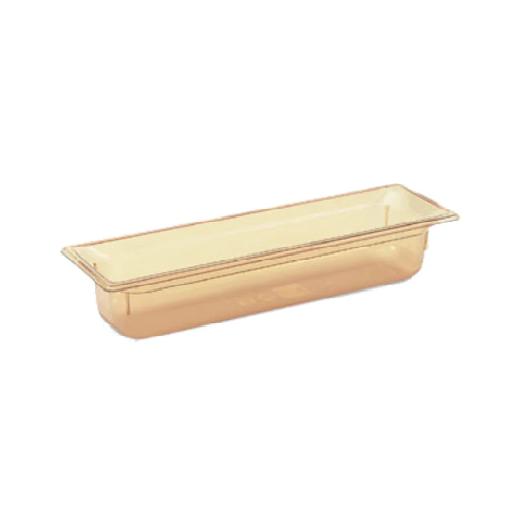 Vollrath 9054410 GN 2/4 Food Pan 4 Inch Deep High-temp Amber Resin
