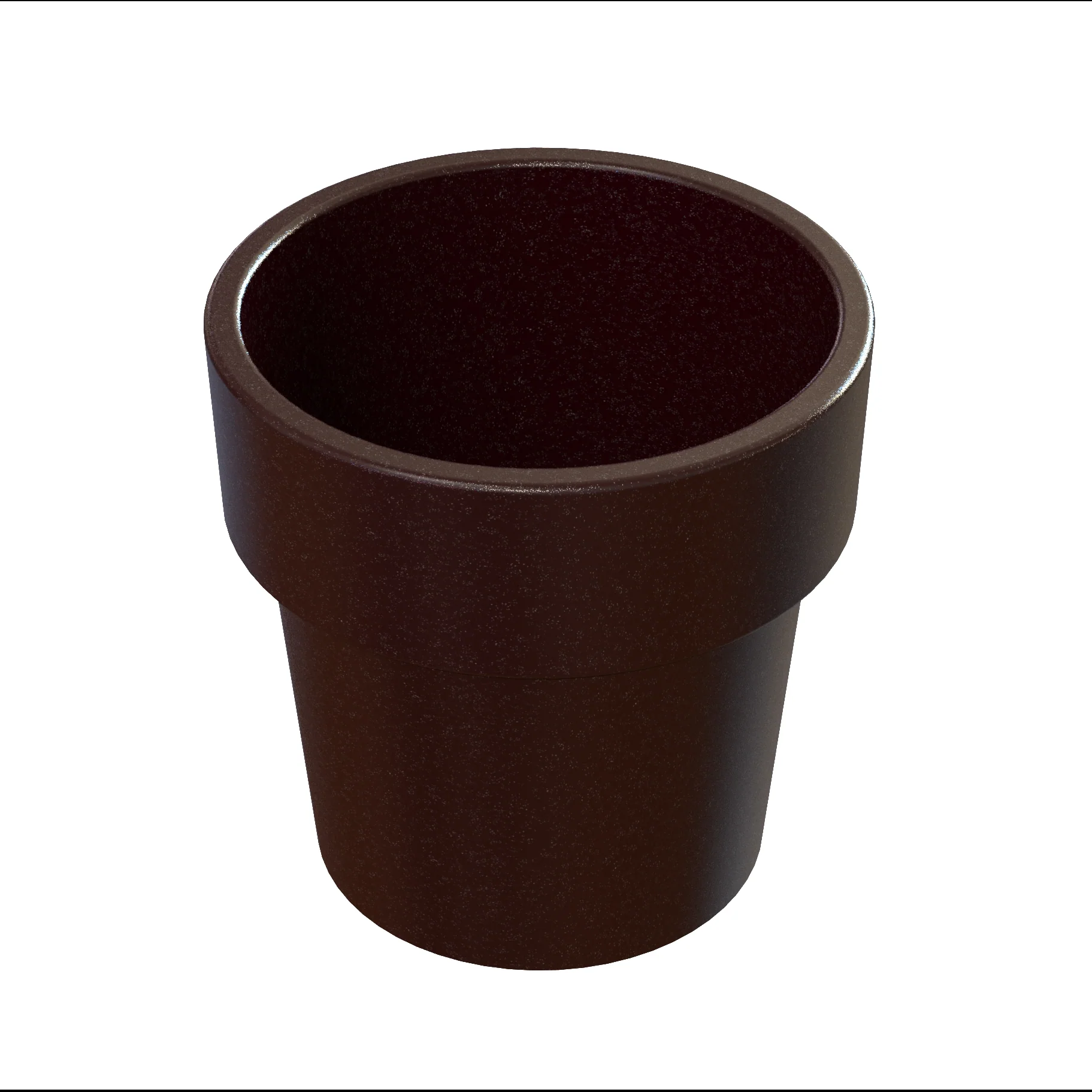 Tablecraft CW1450MRS 18 Oz Round Aluminum Condiment Crock with Maroon Finish Tablecraft CW1450MRS 18 Oz Round Aluminum Condiment Crock with Maroon Finish