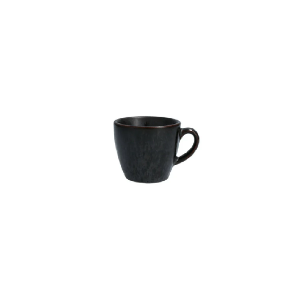 Fortessa 5900.BLK.4626 3 Oz Cairn Midnight Espresso Cup Ceramic Black