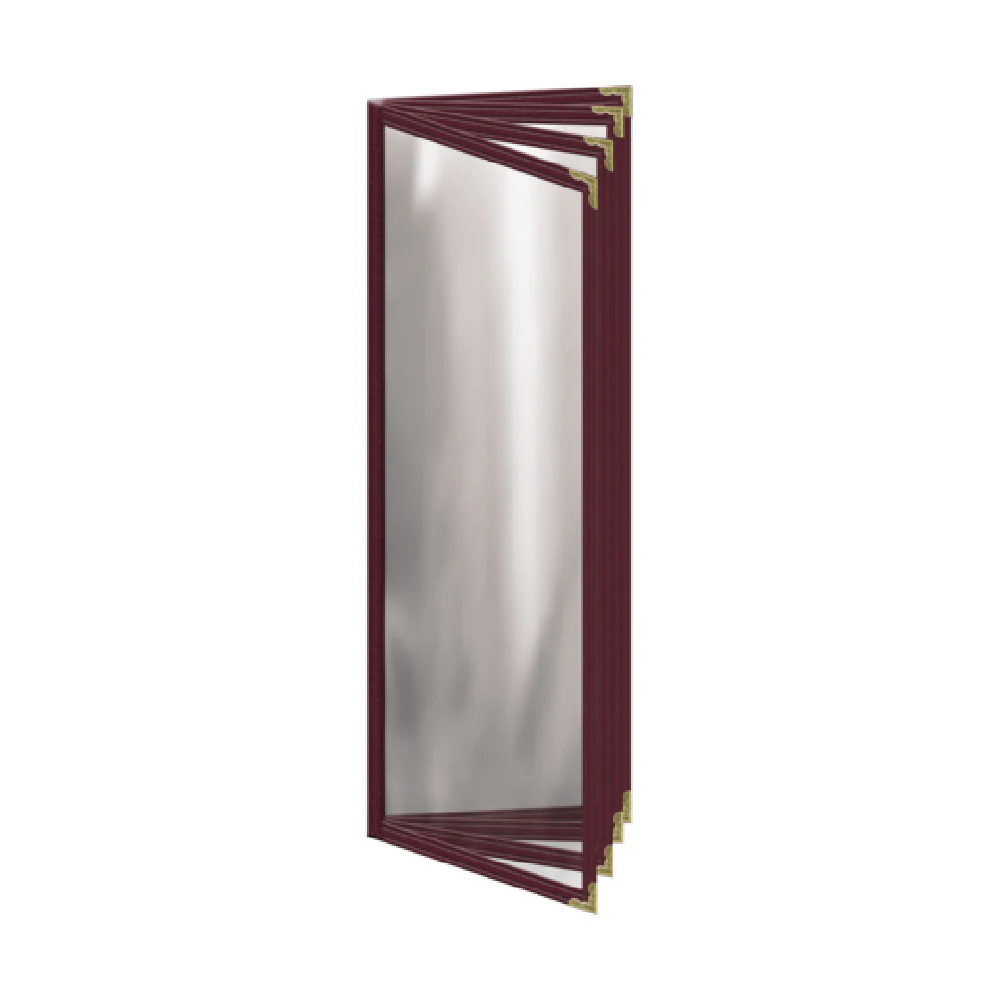 Risch TEDD 4.25X14 Menu Cover 4-1/4 Inch x 14 Inch Vinyl with Metal Corners Risch TEDD 4.25X14 Menu Cover 4-1/4 Inch x 14 Inch Vinyl with Metal Corners