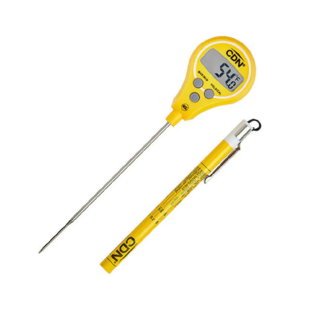JB Prince UA296 Y Lollipop Thermometer Yellow NSF with Food Safe Construction JB Prince UA296 Y Lollipop Thermometer Yellow NSF with Food Safe Construction