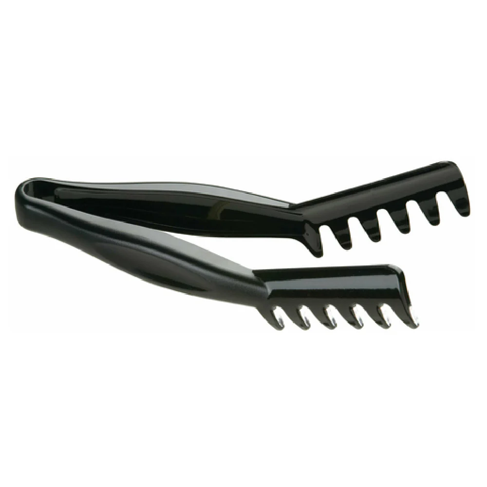 Cambro TGA8110 8-1/4 Inch Plastic Serving Tongs Black Ergonomic Heat Resistant