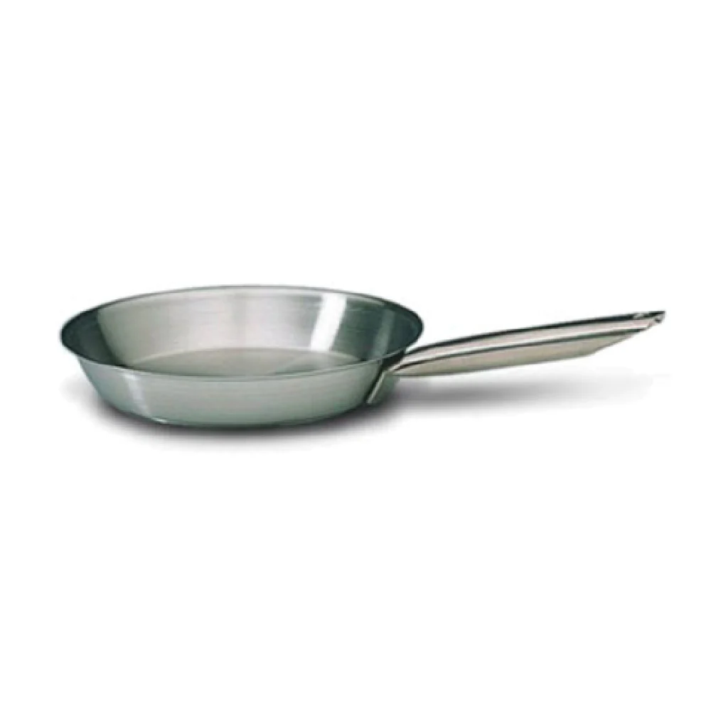 Matfer 685024 1-1/2 Quarts Fry Pan Reinforced Non-Drip Edge Stainless Steel