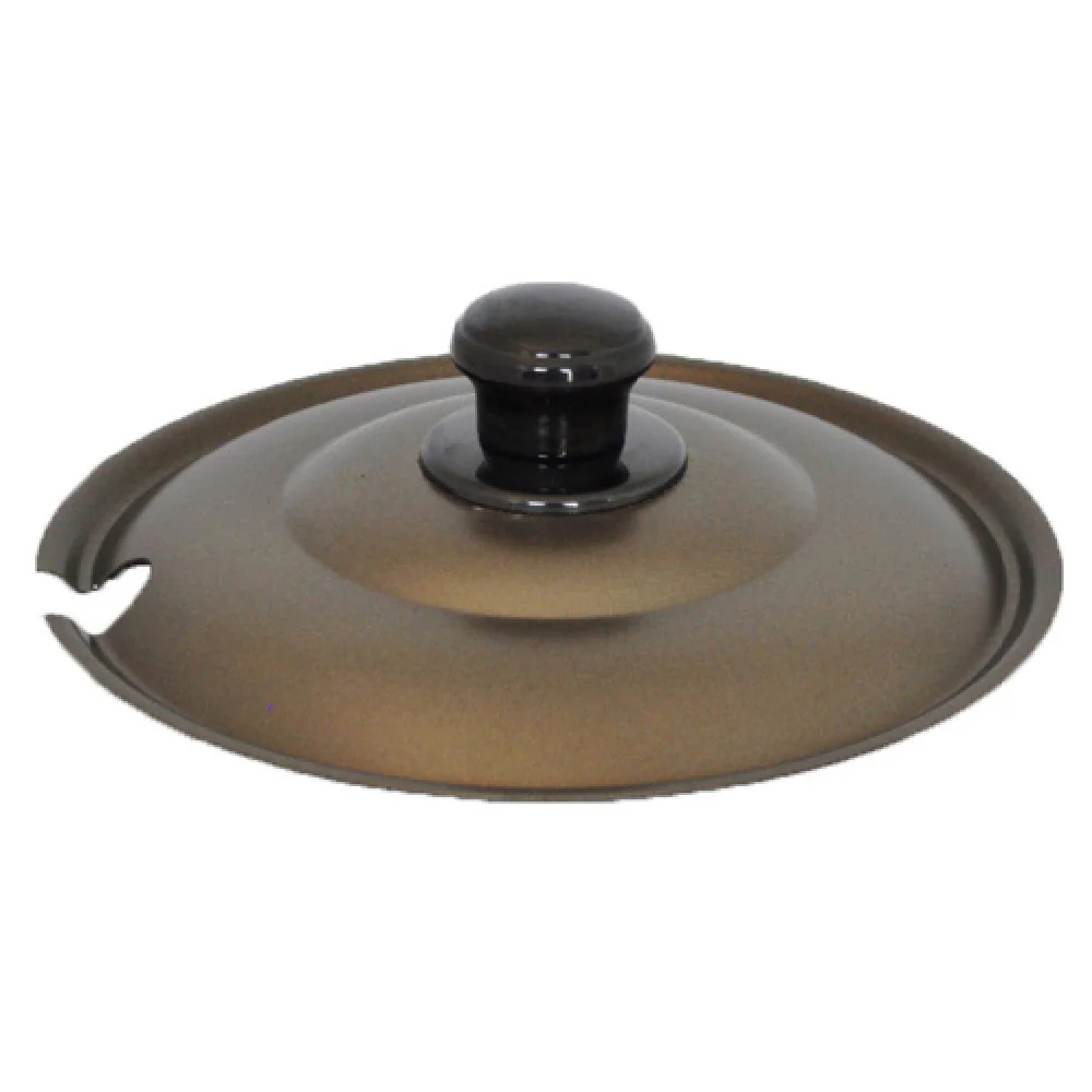 Spring USA 375-61/6BB 9-7/8 Inch Diameter Soup Tureen Cover Notched Bronze Stainless Steel Spring USA 375-61/6BB 9-7/8 Inch Diameter Soup Tureen Cover Notched Bronze Stainless Steel