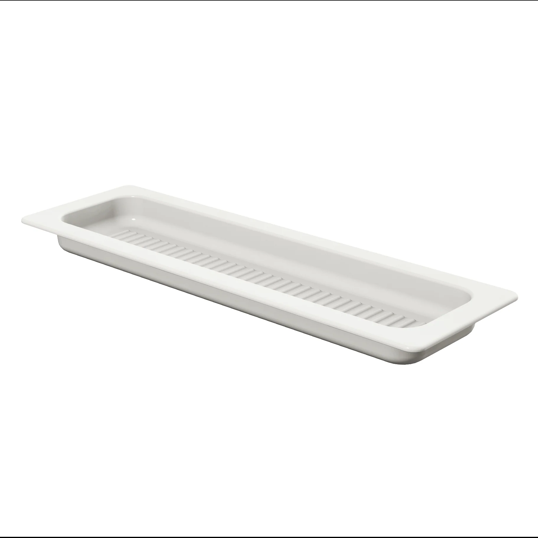 Tablecraft CW1244W 21 Inch Cold Food Pan with Duracoat Cast Aluminum White Finish Tablecraft CW1244W 21 Inch Cold Food Pan with Duracoat Cast Aluminum White Finish