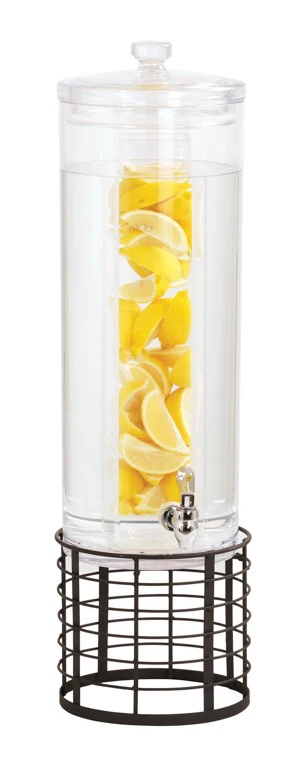 Cal Mil 22603-3INF-13 8-1/2 Inch Beverage Dispenser Infusion Stainless Steel Green Cal Mil 22603-3INF-13 8-1/2 Inch Beverage Dispenser Infusion Stainless Steel Green