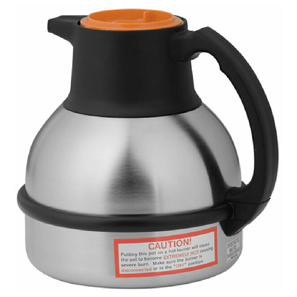 Bunn 36252.0000 6.4 Inch Deluxe Thermal Carafe 64 Oz Brew-thru Lid Stainless Steel