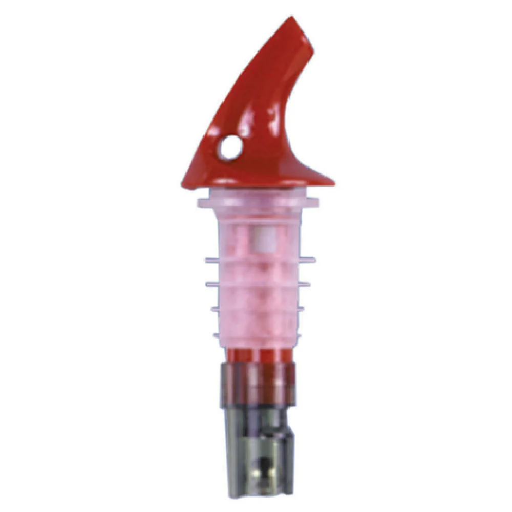 Spill-Stop 389-18 2 Oz Posi-Por Liquor Pourer Red Without Collar Spill-Stop 389-18 2 Oz Posi-Por Liquor Pourer Red Without Collar