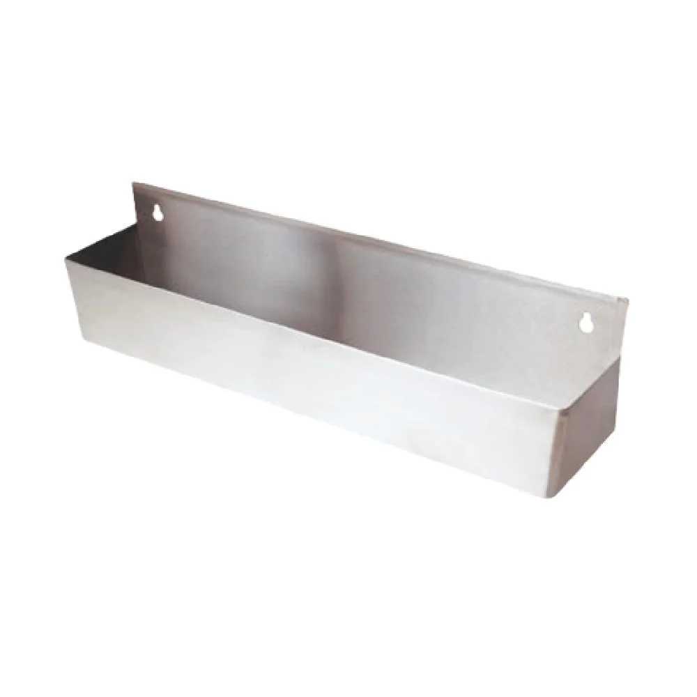 Advance Tabco BK-30 30 Inch Single Tier Speed Rail Standard Duty Stainless Steel with Keyhole Mounting