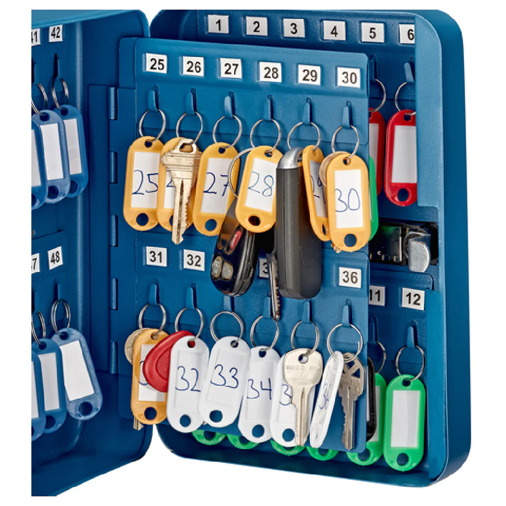 Alpine Industries ADI682-48-BLU 7.1 Inch Steel Key Cabinet Combination Lock Blue Finish Alpine Industries ADI682-48-BLU 7.1 Inch Steel Key Cabinet Combination Lock Blue Finish