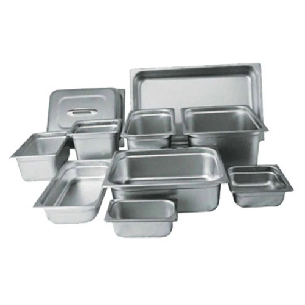 Winco SPJM-604 6-7/8 Inch Steam Table Pan 1/6 Size 24 Gauge with Anti-jamming Winco SPJM-604 6-7/8 Inch Steam Table Pan 1/6 Size 24 Gauge with Anti-jamming