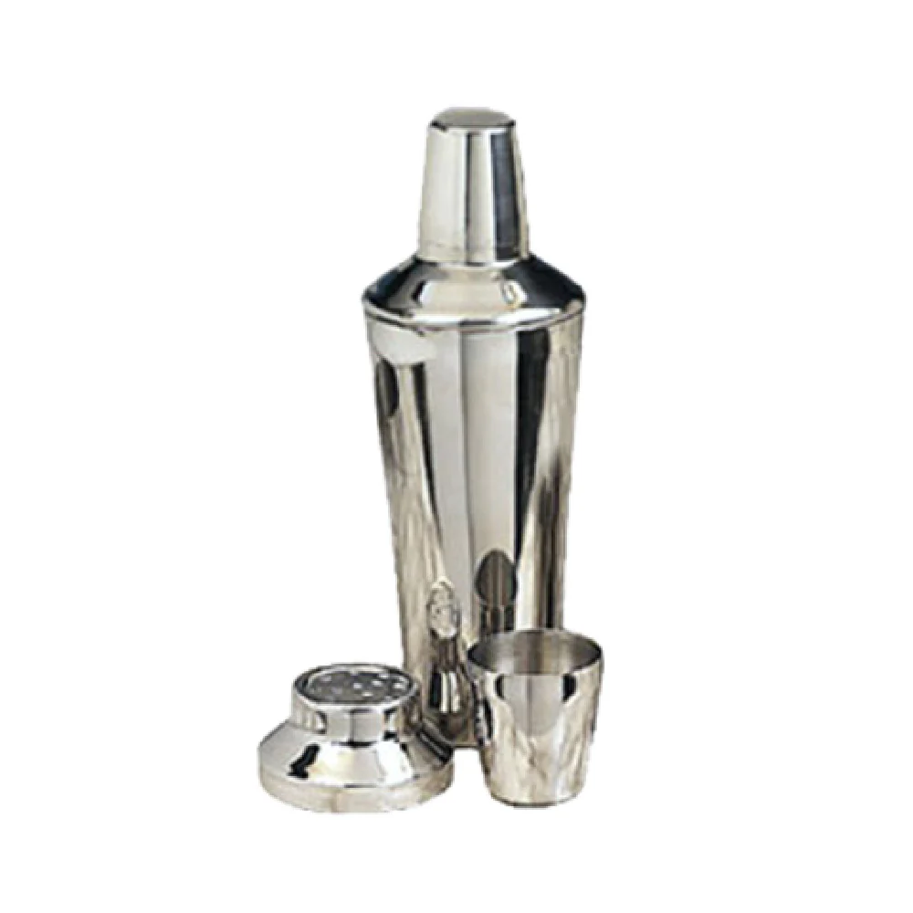 American Metalcraft CSJ174 28 Oz Cocktail Shaker with Strainer Top and Jigger Cap Stainless Steel Mirror Finish