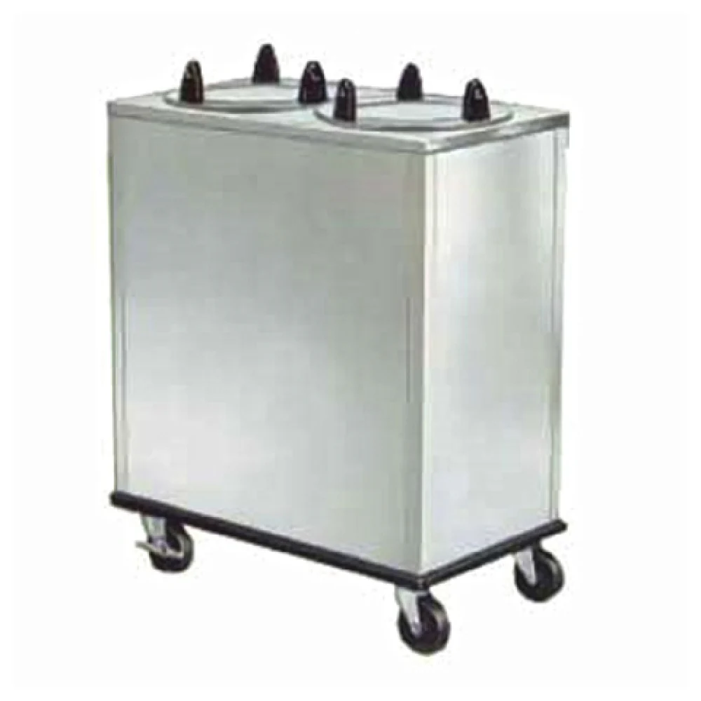 Lakeside 5212 36 Inch Dish Dispenser Non-heated Mobile Stainless Steel with Enclosed Base