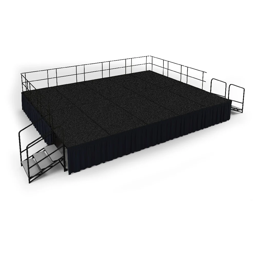 National Public Seating SG483210 192 Inch Stage Platform 200 lbs per sq ft Load Capacity National Public Seating SG483210 192 Inch Stage Platform 200 lbs per sq ft Load Capacity