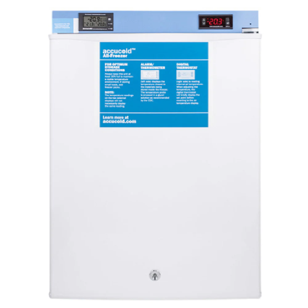 Summit FS30LMED2 18-1/2 Inch Accucold Medical All-Freezer 1.8 Cu. Ft.