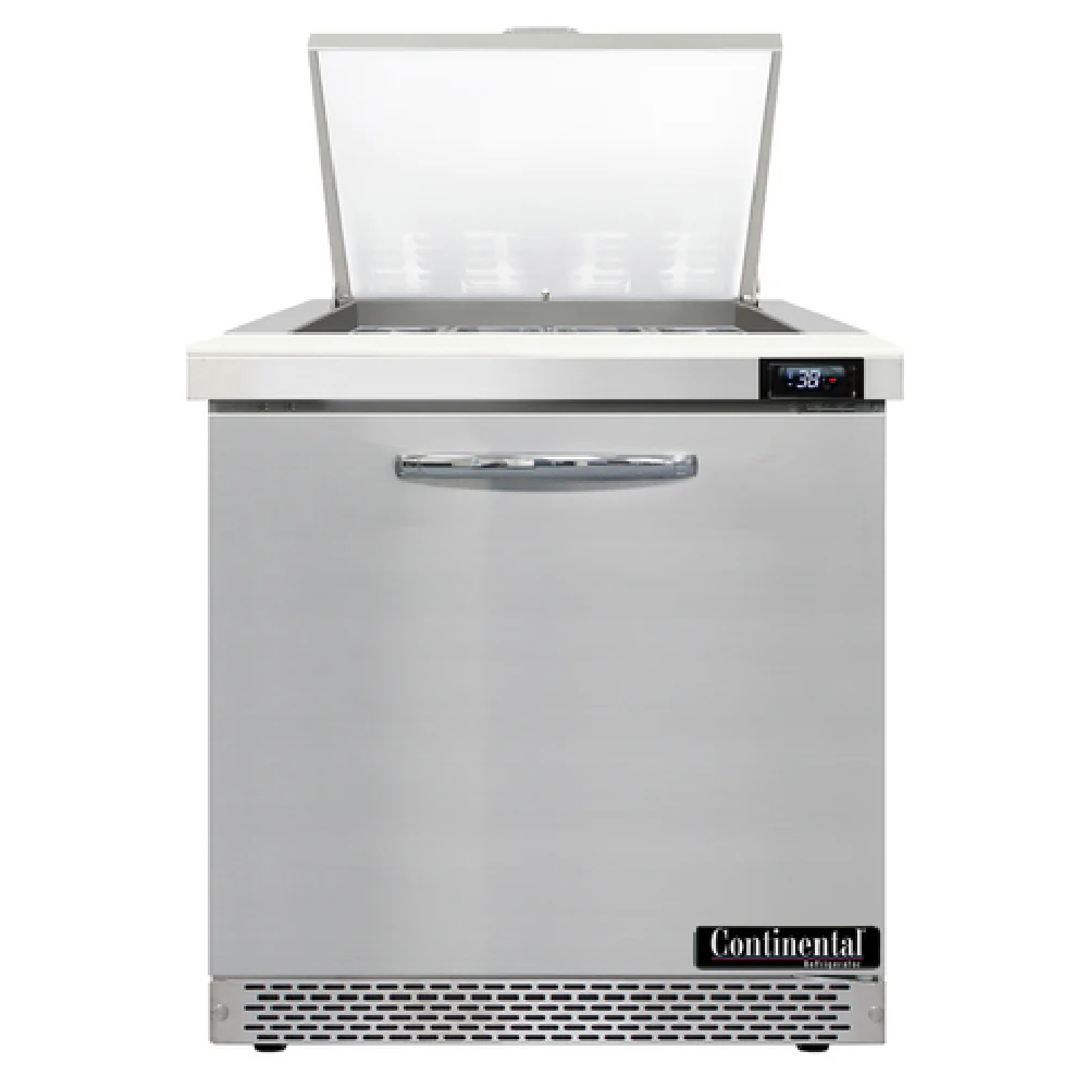 Continental Refrigerator D32N12M-FB 32 Inch Designer Line Mighty Top Sandwich Unit