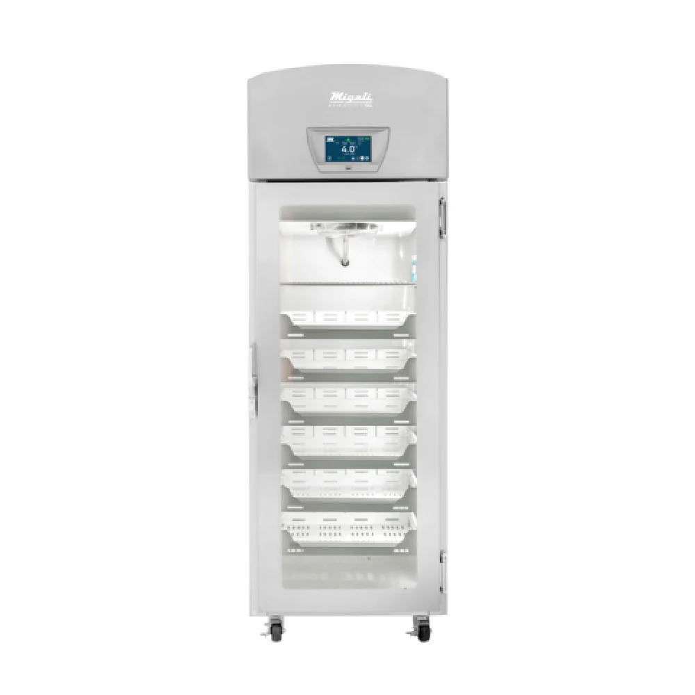 Migali Industries EVOX-1RG-PH Medical-Grade Refrigerator 20.2 Cu. Ft. Capacity Single Glass Door
