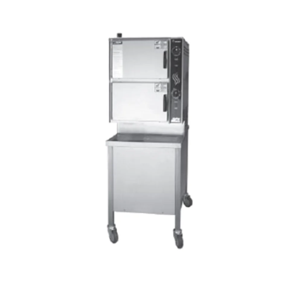 Groen HY-6E_208/60/3 22 Inch Electric Convection Steamer with Twin Generators Groen HY-6E_208/60/3 22 Inch Electric Convection Steamer with Twin Generators