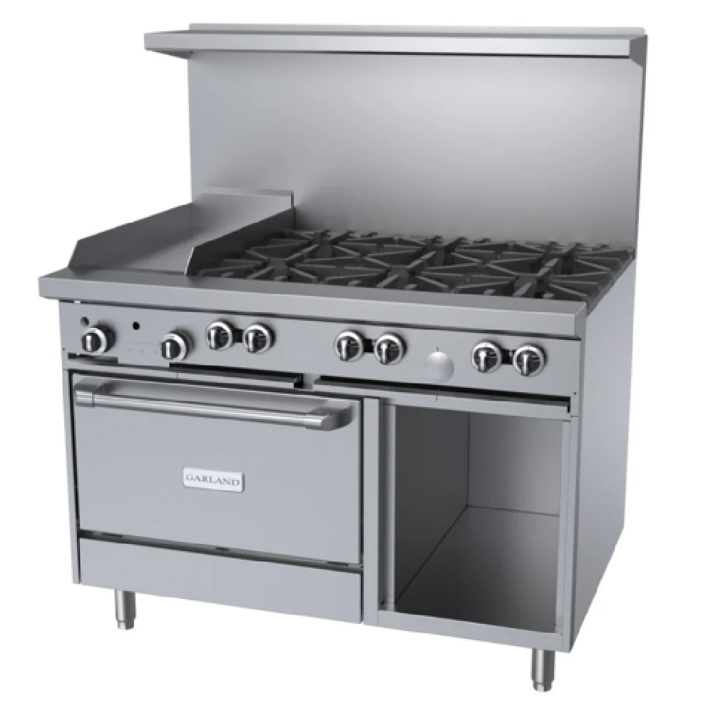 Garland G48-6G12RS_LP 48 Inch Gas Restaurant Range with 6 Burners 263000 BTU Garland G48-6G12RS_LP 48 Inch Gas Restaurant Range with 6 Burners 263000 BTU