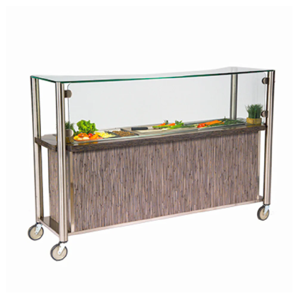 Lakeside 502 52-1/2 Inch Action Station Dropleaf Electric Cooking Cart