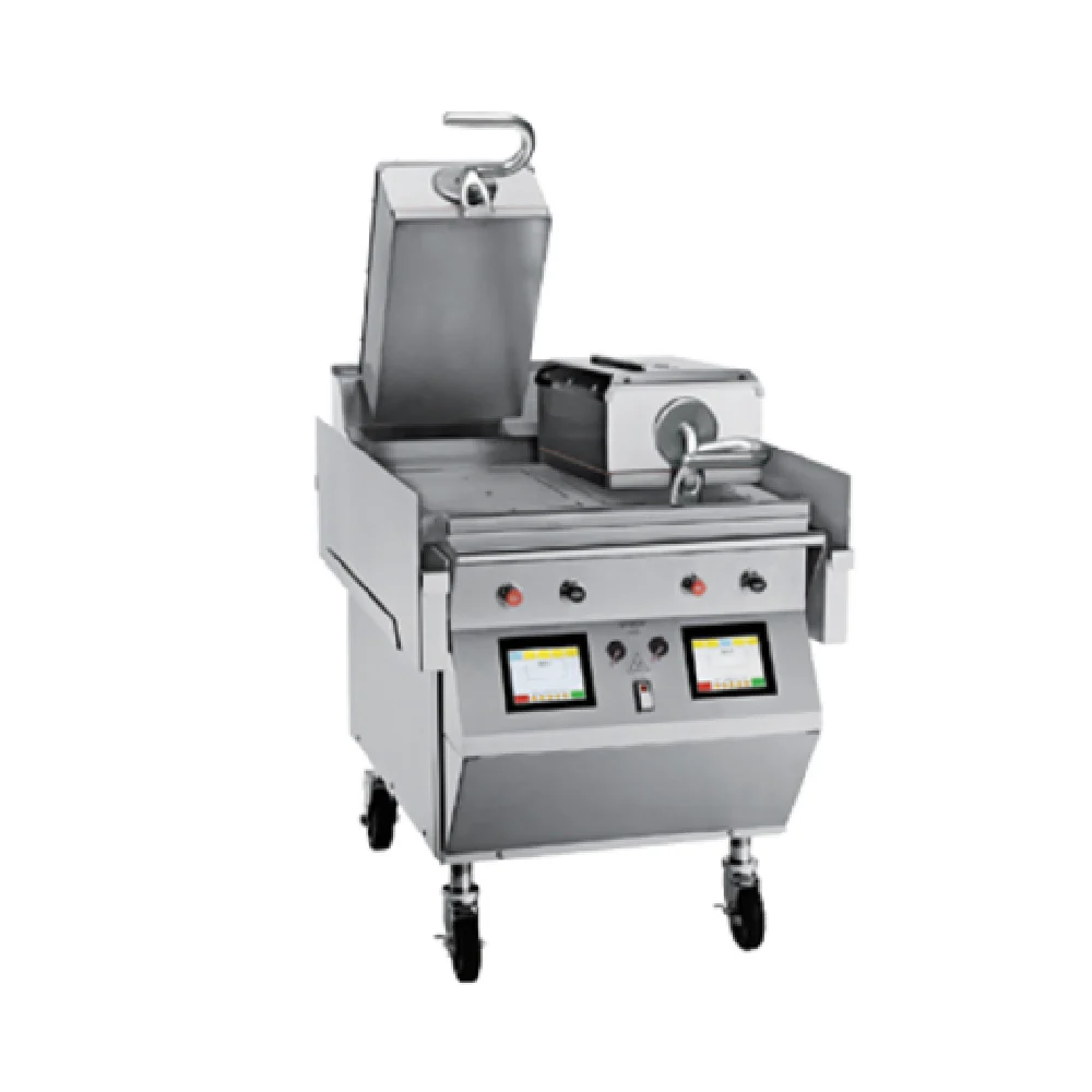 Taylor Company L819_NAT 28 Inch Gas Electric Griddle with Dual Platens 50000 BTU Floor Model