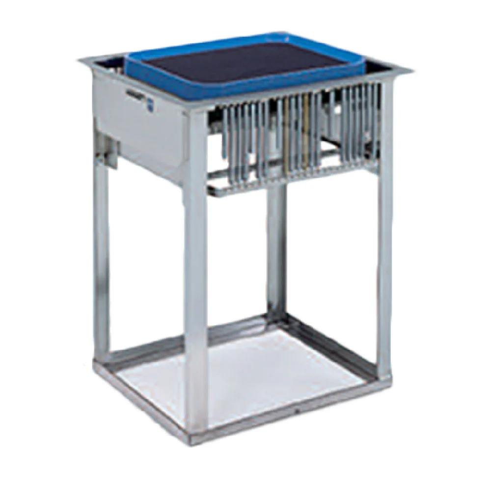 Eagle 383390 14 Inch Glass Rack Dispenser Drop-in Stainless Steel Self-Leveling Eagle 383390 14 Inch Glass Rack Dispenser Drop-in Stainless Steel Self-Leveling