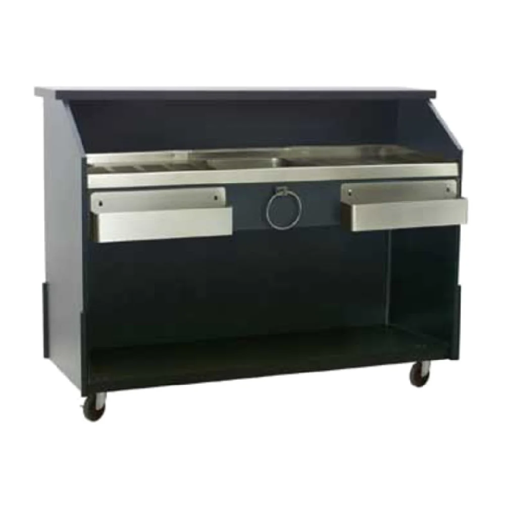 Eagle PB-5-W 63 Inch Standard Portable Bar Indoor Use Stainless Steel with Ice Bin Eagle PB-5-W 63 Inch Standard Portable Bar Indoor Use Stainless Steel with Ice Bin