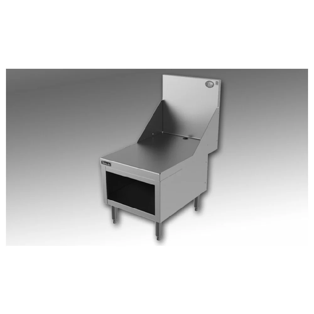 Perlick ES18 18 Inch Freestanding Underbar Blender Stand with Storage Space Stainless Steel