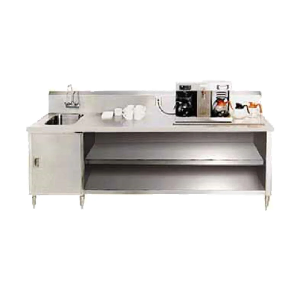 Advance Tabco BEV-30-72L 72 Inch Beverage Counter with Sink Stainless Steel