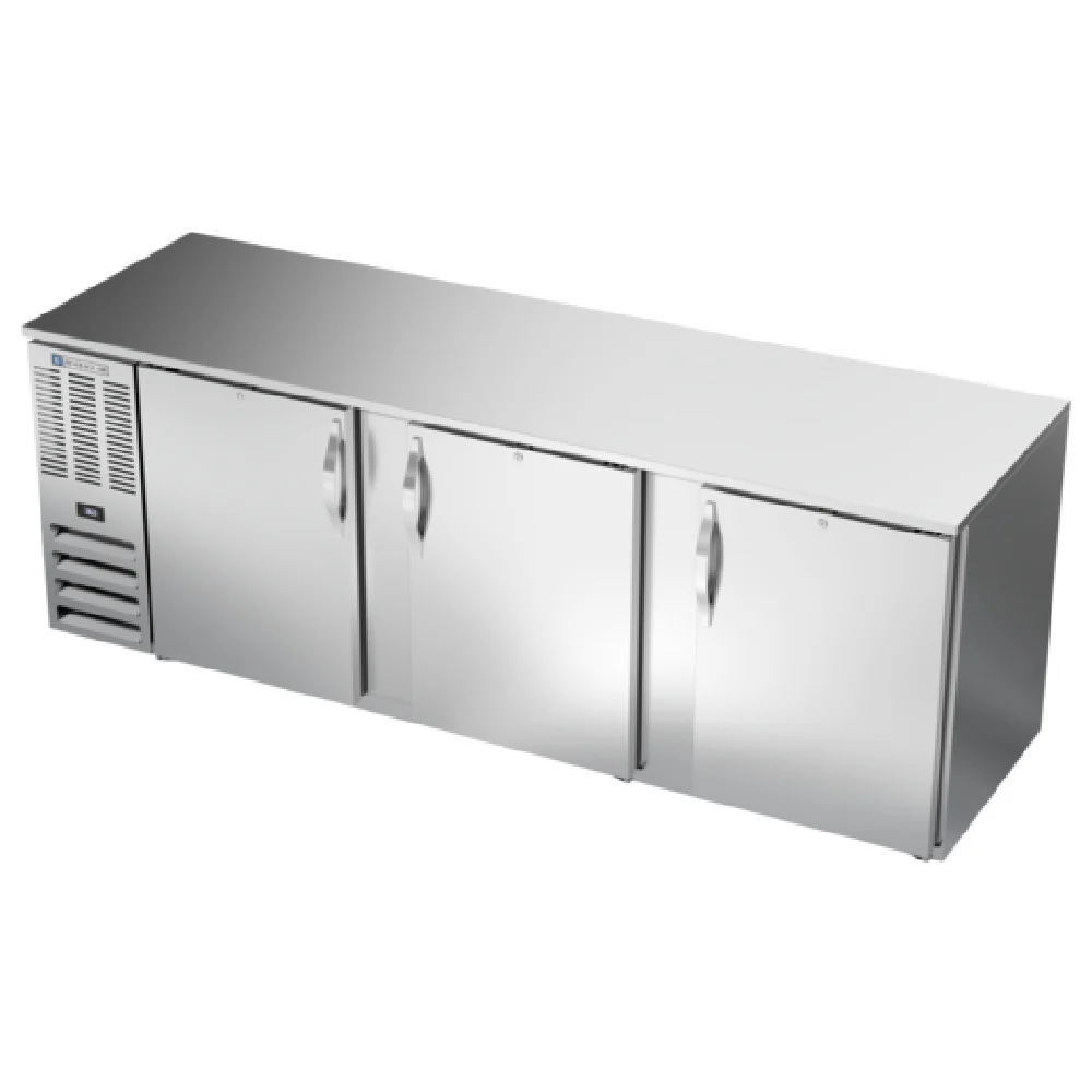 Beverage Air BB94HC-S Refrigerated Back Bar Storage Cabinet Three-section 94 Beverage Air BB94HC-S Refrigerated Back Bar Storage Cabinet Three-section 94