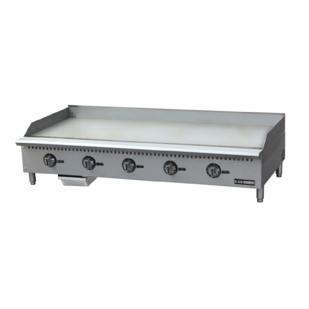 Admiral Craft BDCTG-60T 60 Inch Gas Griddle Countertop with Thermostatic Controls 150000 BTU Admiral Craft BDCTG-60T 60 Inch Gas Griddle Countertop with Thermostatic Controls 150000 BTU