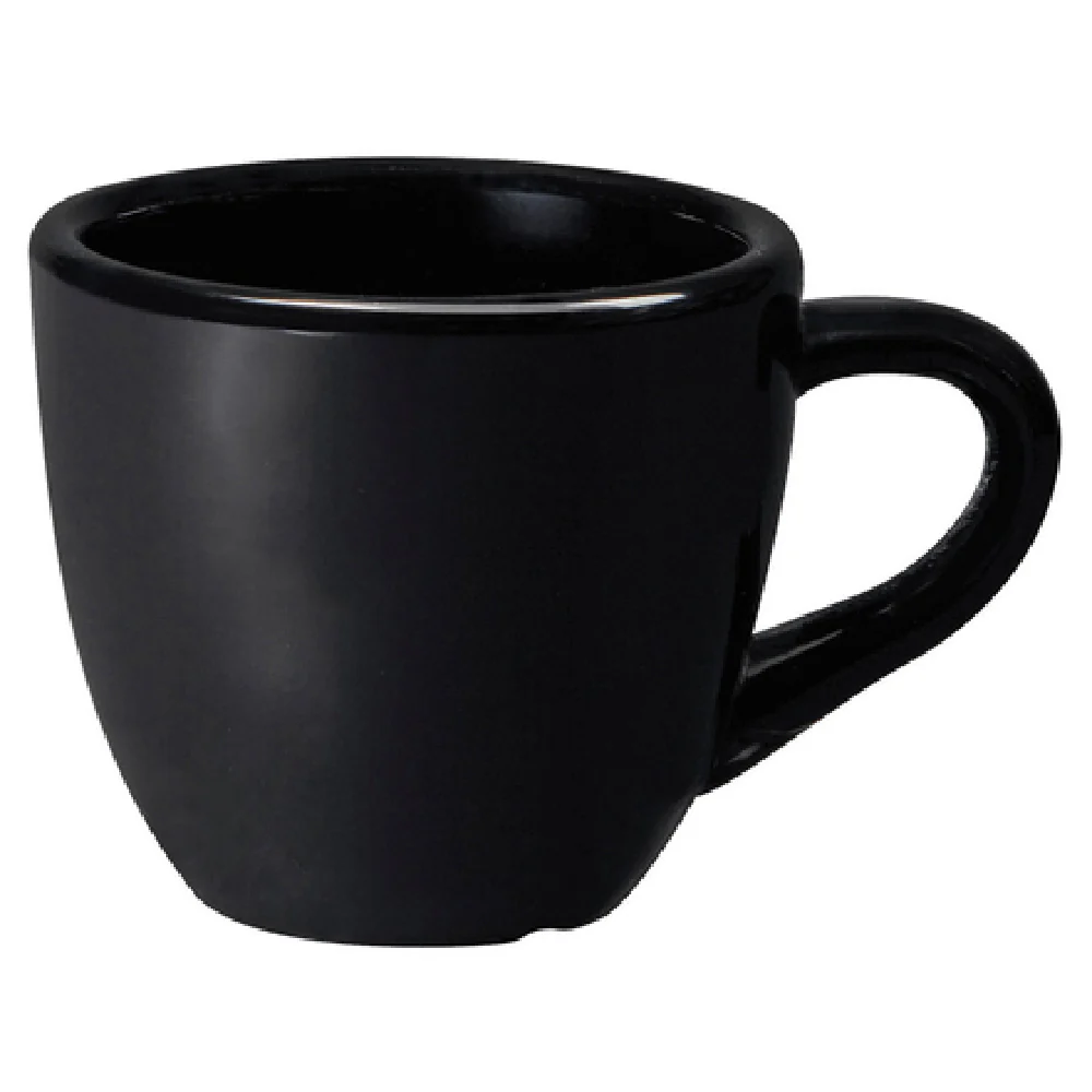 GET Enterprises C-1004-BK 3 Oz Melamine Espresso Cup Break Resistant Black