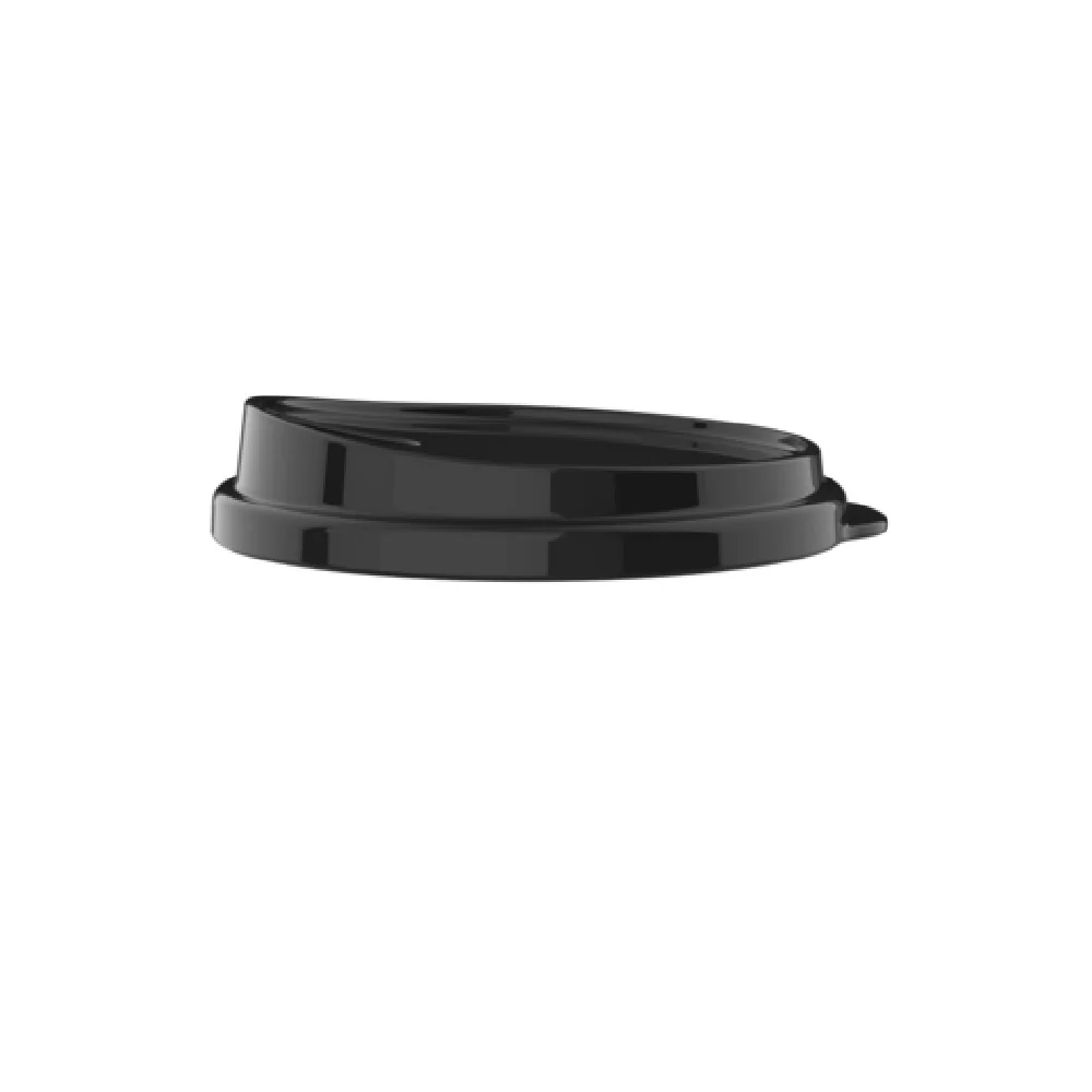 GET Enterprises EC-200-LID-BK 4.17 Inch Lid with Black Color for 12 oz to 16 oz Cups