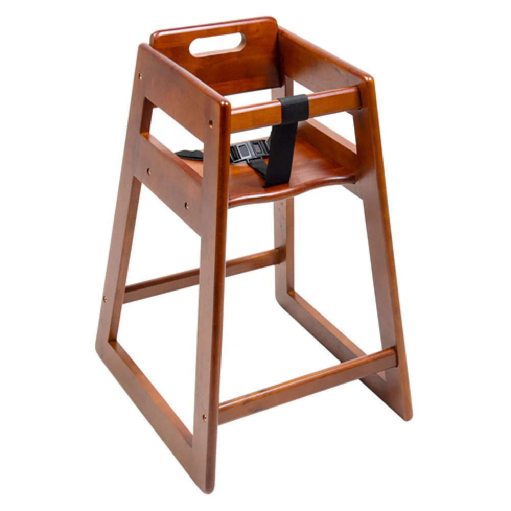 Central Specialties 900DK 16-3/4 Inch Stackable High Chair Rubberwood Dark Finish Central Specialties 900DK 16-3/4 Inch Stackable High Chair Rubberwood Dark Finish