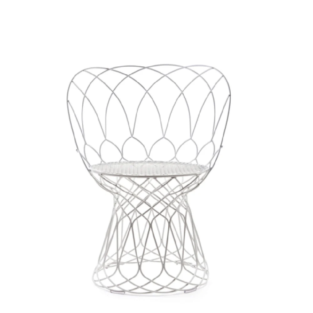 Emuamericas Llc E565 26 Inch Chair Outdoor Indoor Wrought Iron with PVC Caps