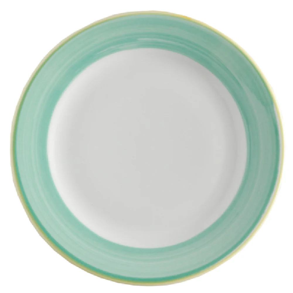 GET Enterprises PA1603901524 7-1/4 Inch Round Plate Rolled Edge Porcelain GET Enterprises PA1603901524 7-1/4 Inch Round Plate Rolled Edge Porcelain
