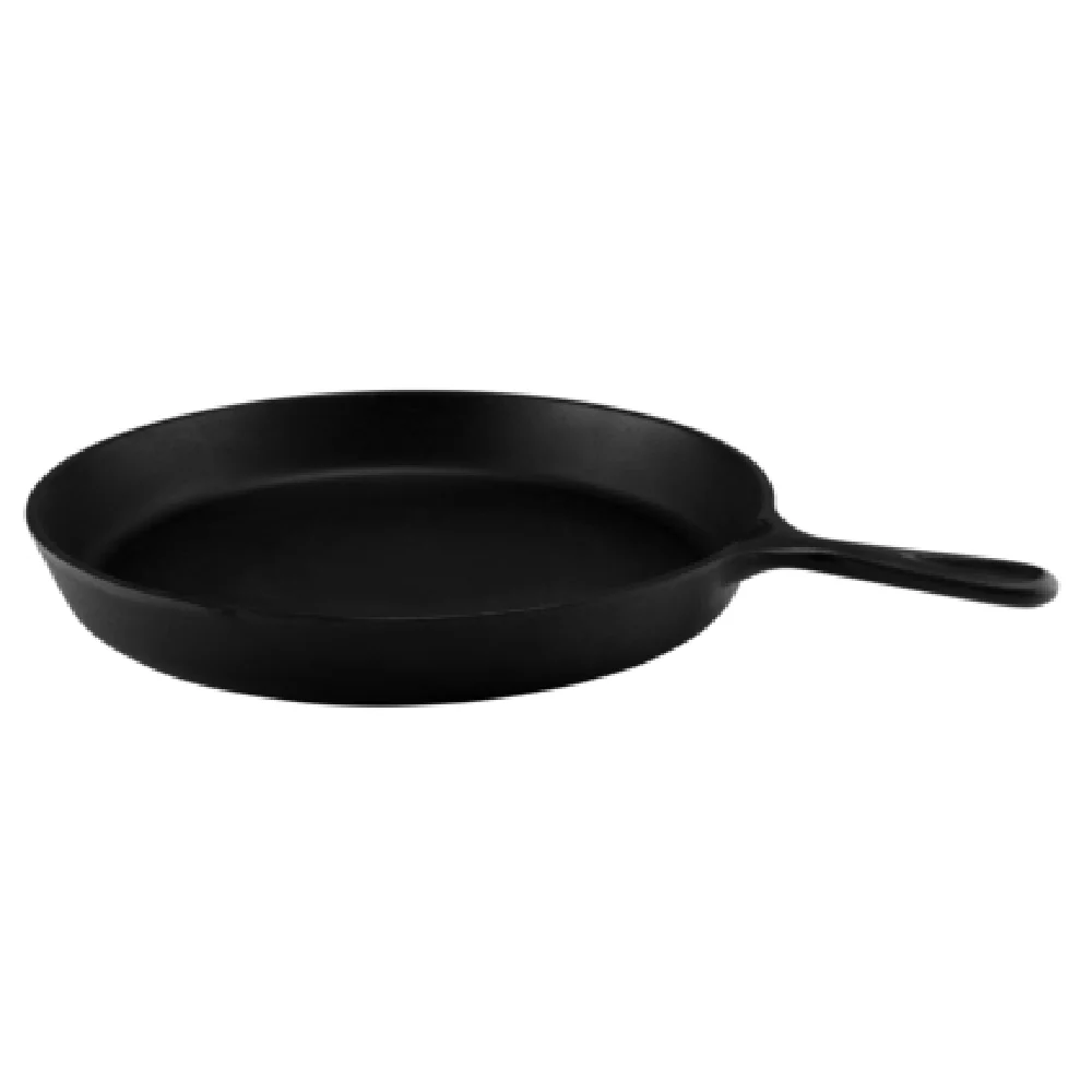 GET Enterprises MFP1075-B 10-3/4 Inch Melamine Fry Pan Faux Cast Iron Black