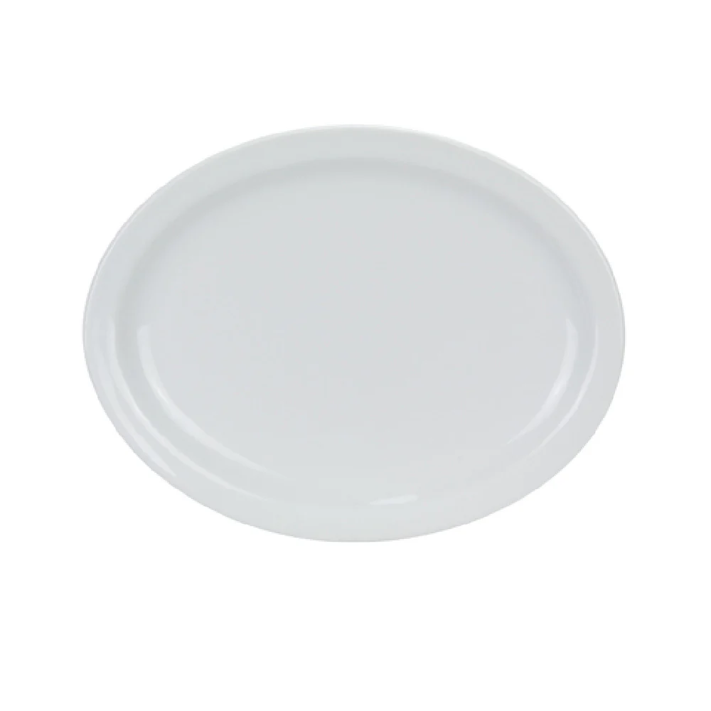 Yanco MA-13 11-1/2 Inch Oval Platter Narrow Rim Dishwasher Oven Microwave Safe Porcelain Yanco MA-13 11-1/2 Inch Oval Platter Narrow Rim Dishwasher Oven Microwave Safe Porcelain