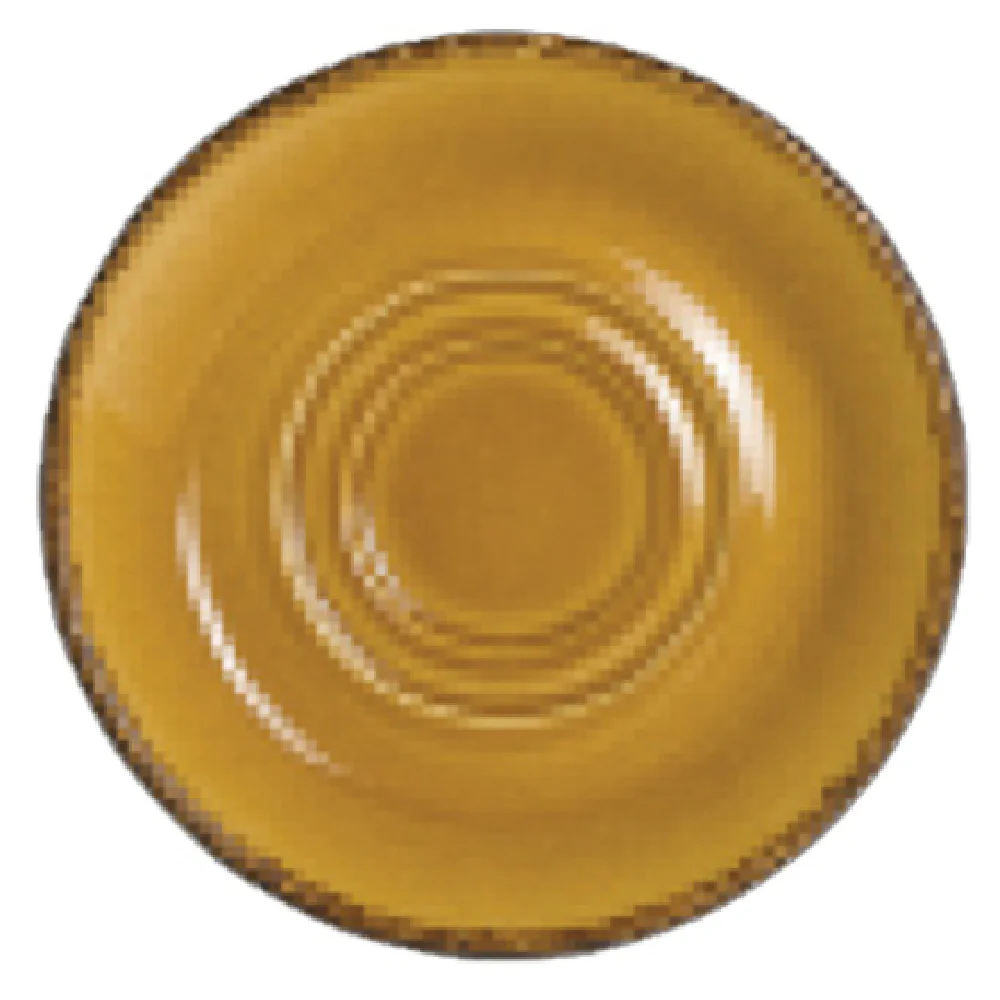 Steelite 11210158 5.75 Inch Round Double Well Saucer Mustard China