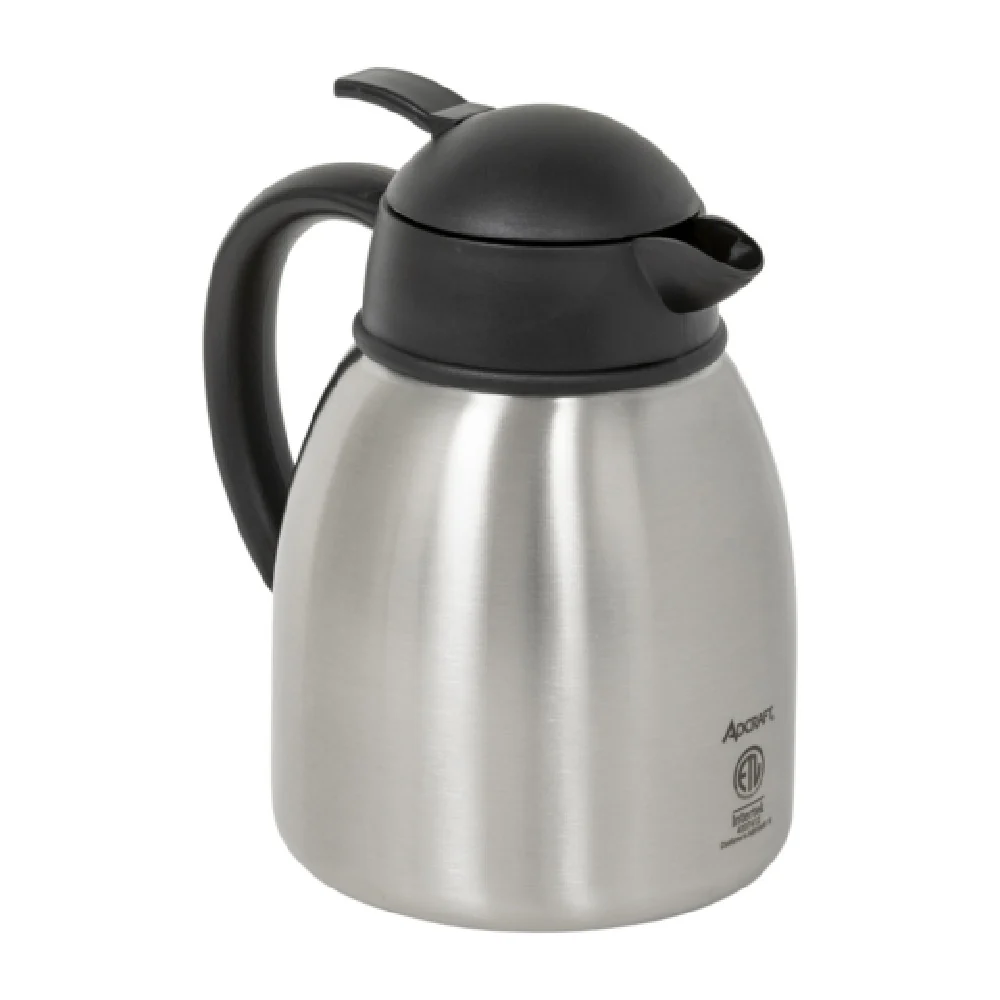 Admiral Craft FVFE1000 1000 ml Vacuum Flask Push Button Lid Stainless Steel Black Admiral Craft FVFE1000 1000 ml Vacuum Flask Push Button Lid Stainless Steel Black