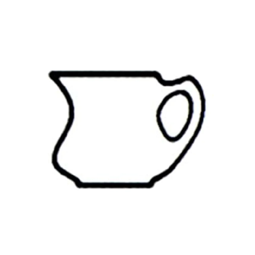Steelite HL17500 5-1/4 Oz China Creamer Jug With Handle Durable Design